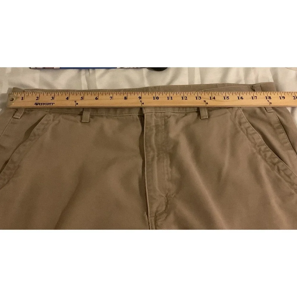 Carhartt Men's Dark Tan Khaki Carpenter Pants, Size 38 X 32 Relaxed Fit - Picture 6 of 11